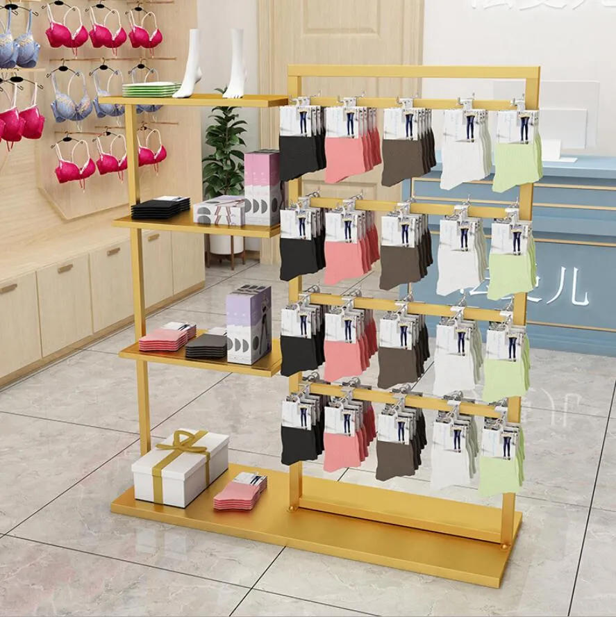 Underwear Shelf Retail Space Furniture Socks Silk Stockings Pantyhose Display  Rack Boxed Childrens Sock Middle Island Jewelry Racks From Meow_ligths,  $502.77