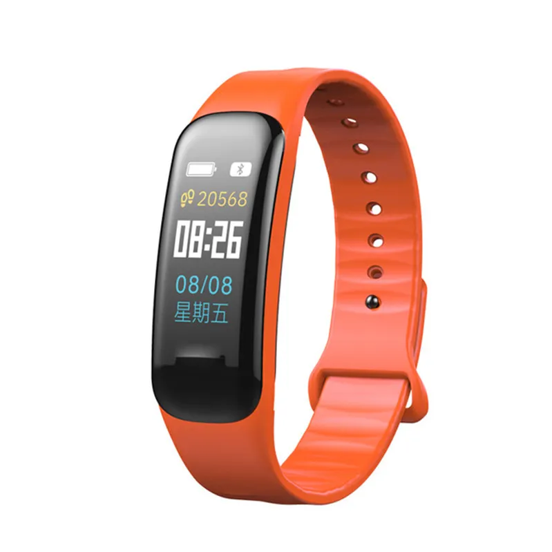 Pulseira inteligente Pressão de sangue Smart Relógio Coração Rate Monitor Smart WristWatch Fitness Tracker Watch para Android iPhone Telefone