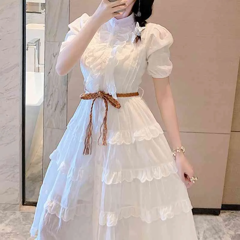 chinese dress ladies Drew Puff Sleeve Corset Linen Mini Dress • Shop American Threads Black / M main image 0
