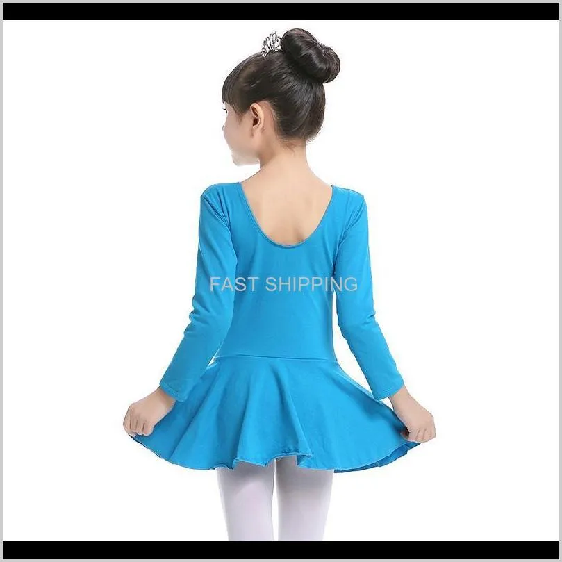 Children Ballerina Blue Ballet Dress Leotards