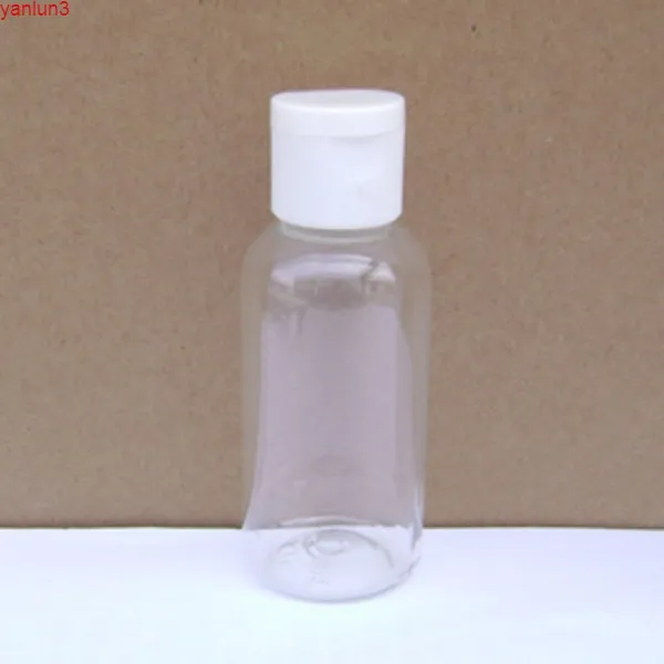 Freeshipping atacado 40ml plástico loção garrafa clamshell tranparent animal de estimação cosmético jarro recarregável bottle good qty