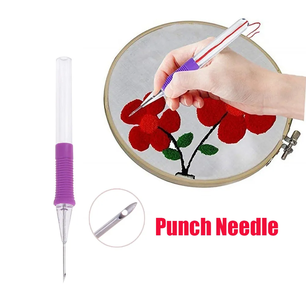 DIY Stickerei Stift Hand Stickerei Nadel Weben Werkzeug Punch Nadel Handwerk