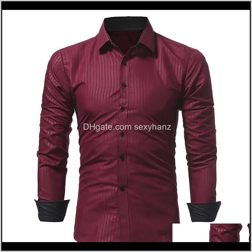 mens shirts formal italian dress designer shirts regular fit solid striped formal business casual