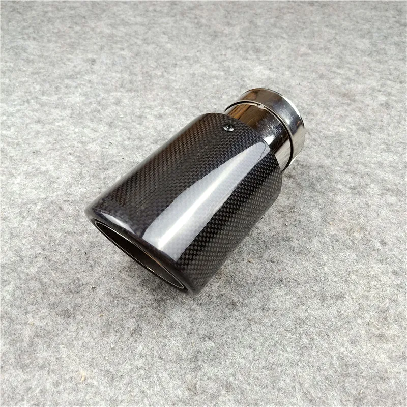Wholesale 1PCS Akrapovic Carbon Exhaust Tip/Muffler pipe For BMW BENZ AUDI VW Car Accessories Exhausts Tips