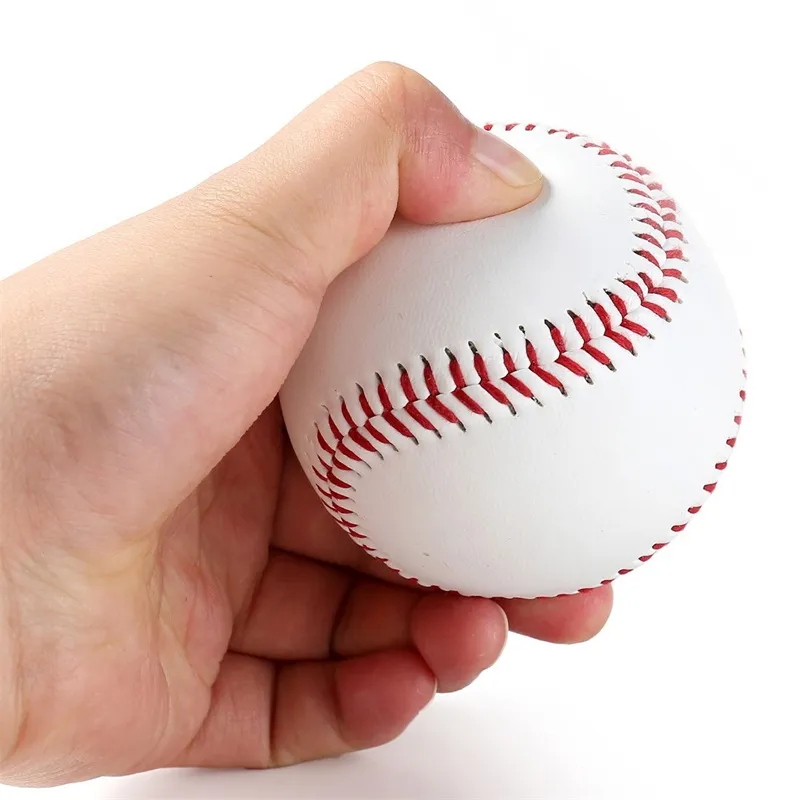 High quality 9" Handmade Baseballs PVC Upper Rubber Inner Soft Baseball Balls Softball Ball Training Exercise Baseball Balls 531 Z2