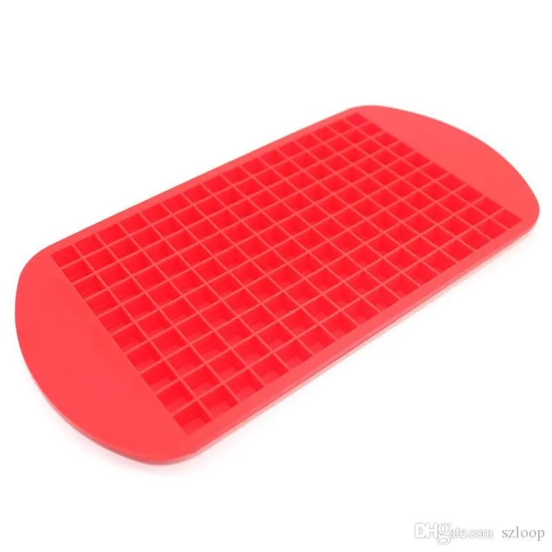 160 Grids DIY Creative Small Ice Cube Mold Tool Square Shape Silicone Tray Fruit Maker Bar Kitchen Accessories