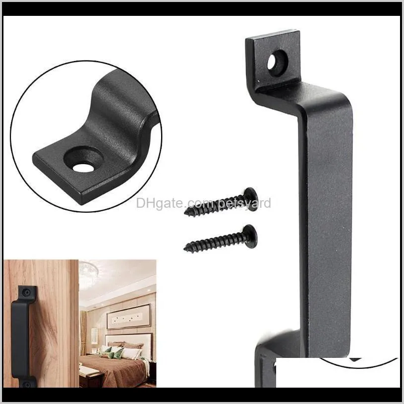 handle barn door carbon steel flush pull wood sliding handles & pulls