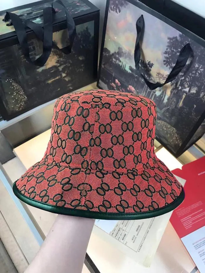 2021 Mode Dam Lyx Designers Kepsar Hattar Herr Bucket Hat Klassisk kvalitetskeps