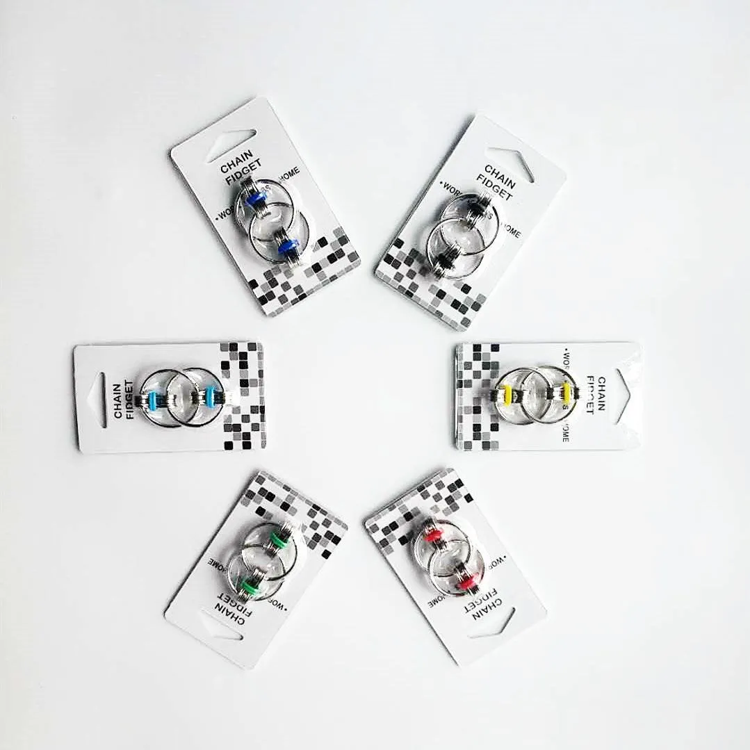 Yeni Key Ring Fidget Oyuncak Flippy Zincir Metal Anahtarlama Dekompresyon Oyuncakları Çocuklar İçin Stres El Kemircisi Spinner