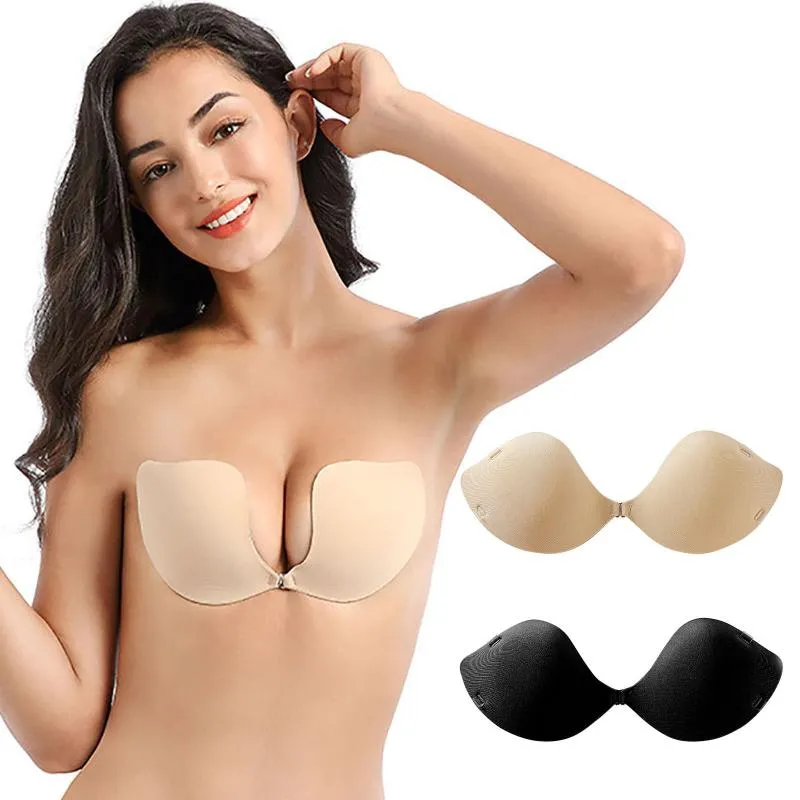 Bras Strapless Sticky Bra Women Invisible Underwear Push Up Silicone For Backless  Dress With Nipple Covers Roupas Feminina From Liulaolao, $29.37