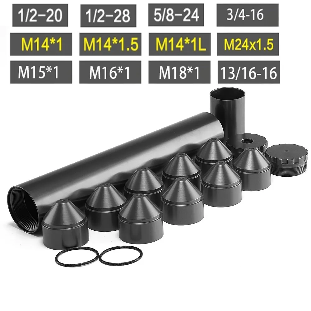 10 inch Filter 1/2-20 1/2-28 5/8-24 M14X1 M14X1L M14X1.5 M24X1.5 M15X1 Single Core Aluminium brandstoffilter Solvent Trap voor NAPA 4003 Wix 24003