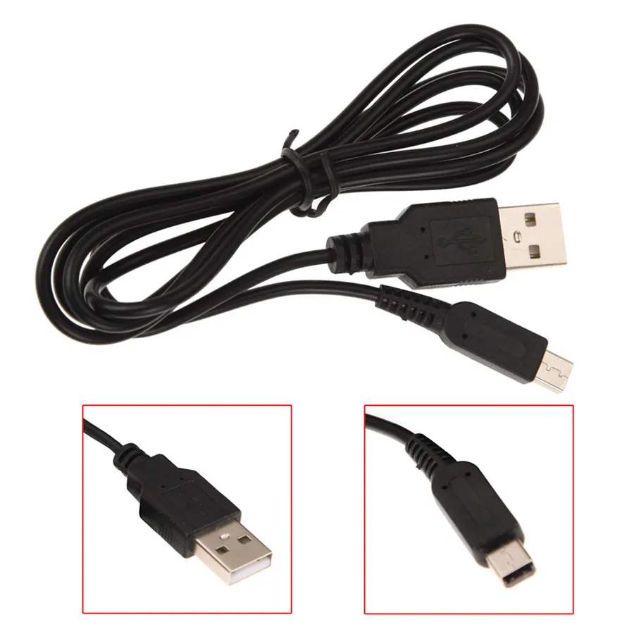 1.2M USB مزامنة كابل شحن سلك سلك الطاقة لنينتندو DSI NDSI 3DS 2DS XL / LL جديد 3DSXL / 3DSLL 2DSXL 2DSll شاحن الكابلات