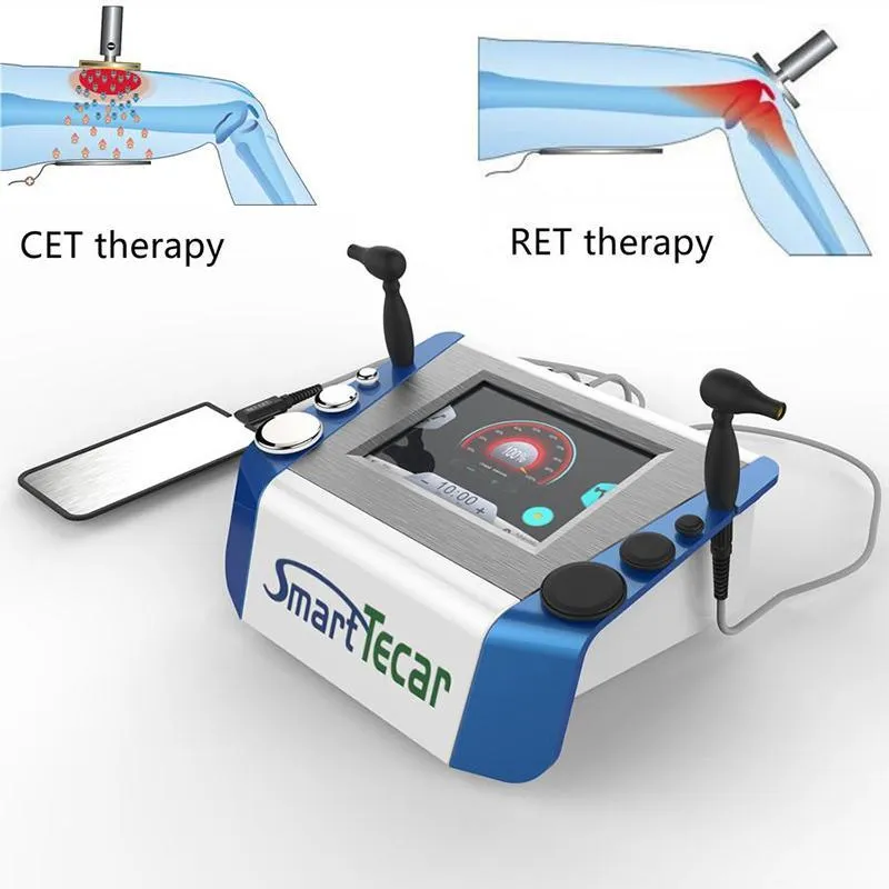 SmartTecar Health Gadgets 2in1 réduit l'équipement de soulagement de la douleur CET RET thérapie de réadaptation radiofréquence corps amincissant la machine