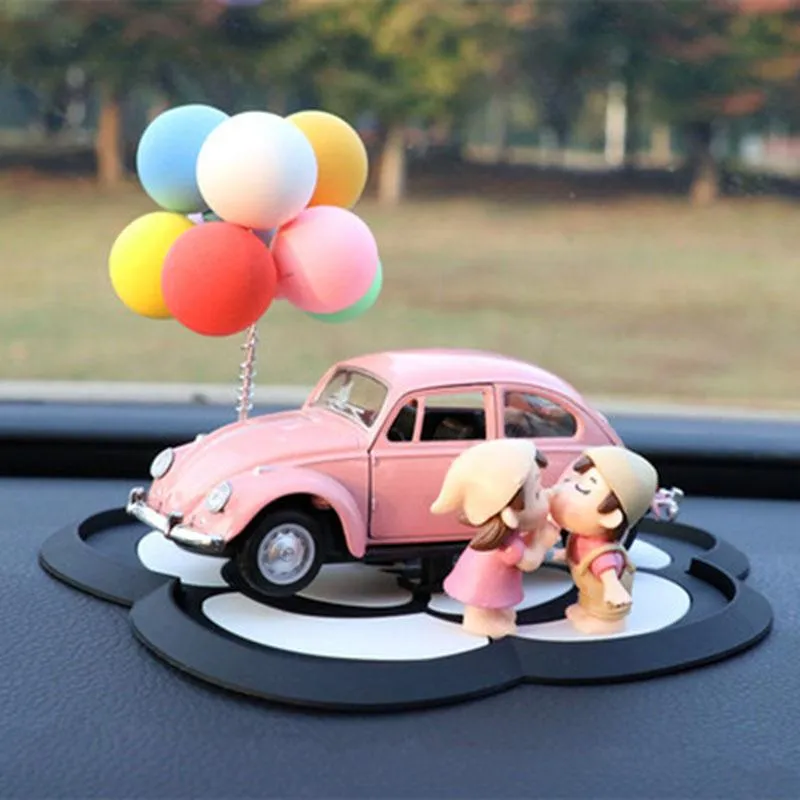 Auto Dekoration Niedliche Cartoon Paar Action Figur Puppe Ballon Dekoration  Auto Interieur Armaturenbrett Zubehör Mädchen Geschenk