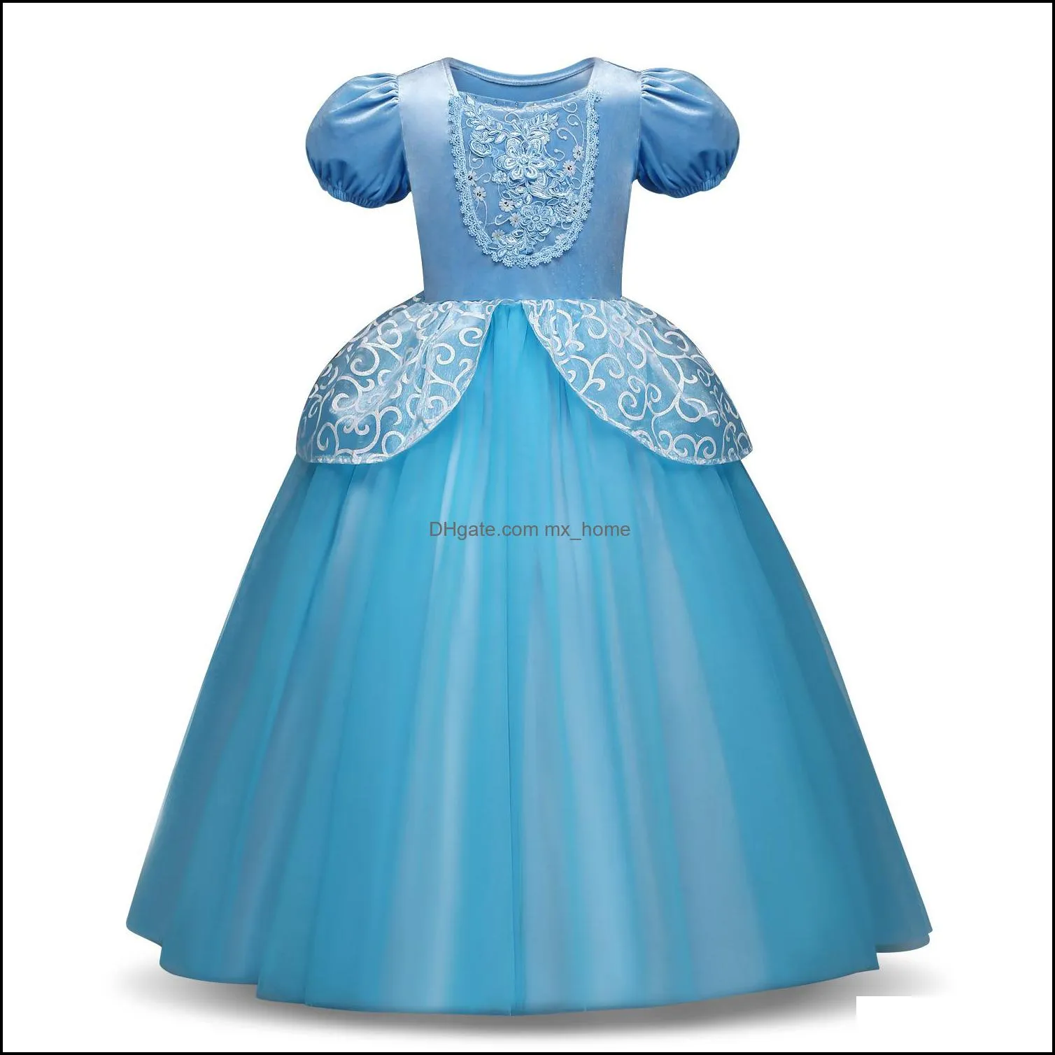 kids clothes girls Mesh lace evening dress children Net yarn princess Dresses summer Boutique fashion baby Clothing 17 styles Halloween Cosplay Costume