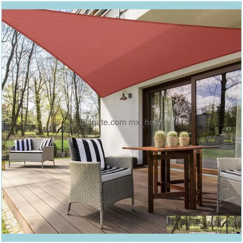 Shade MOVTOTOP 12ft Sun Sail UV Block Canopy Outdoor Cover Awning Shelter For Patio Garden Yard Deck Swimming Pool (Red)