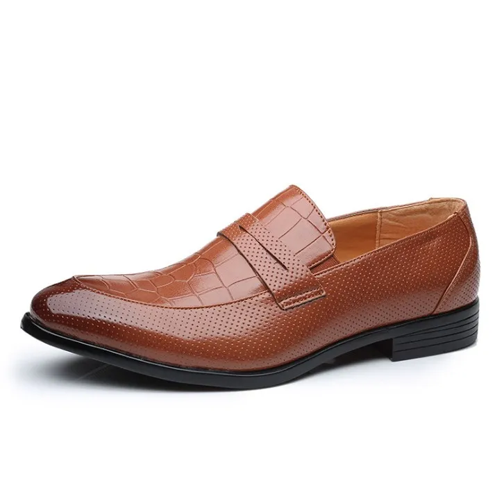 Crocodile chaussures hommes en cuir formel moine sangle Oxford pour mocassin Sapato Social Masculino Zapatilla Hombre chaussure de designer