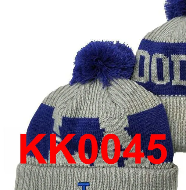 2021 LA Baseball Beanie North American Team Side Patch Winter Wool Sport Knit Hat Skull Caps A4