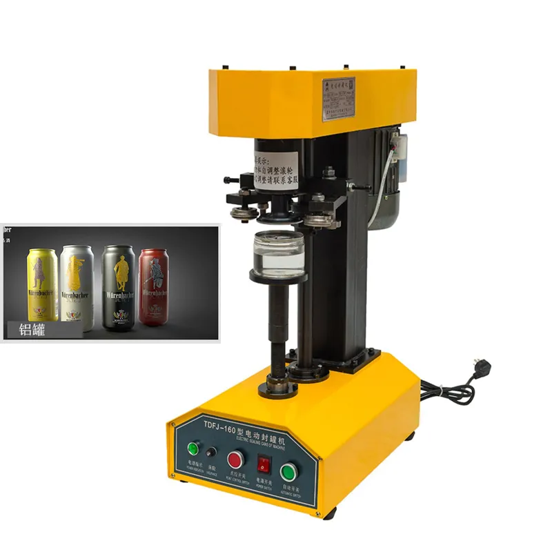 110V/220V Semi-Automatic Can Sealer - Stainless Steel Electric Can ...