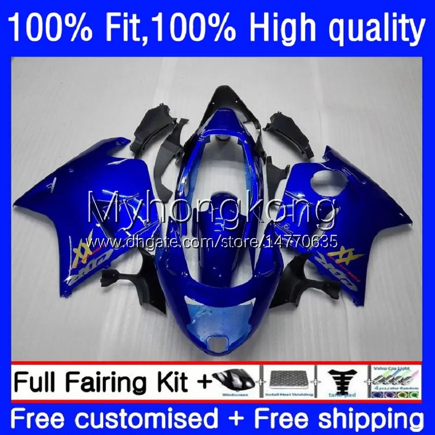 Injectie Mold Backings voor Honda Blackbird CBR 1100xx 1100 xx 96-07 35NO.4 CBR1100XX FABRIEKEND BLAUW 96 97 98 99 00 01 CBR1100 XX 2002 2003 2004 2005 2006 2007 OEM BODYS