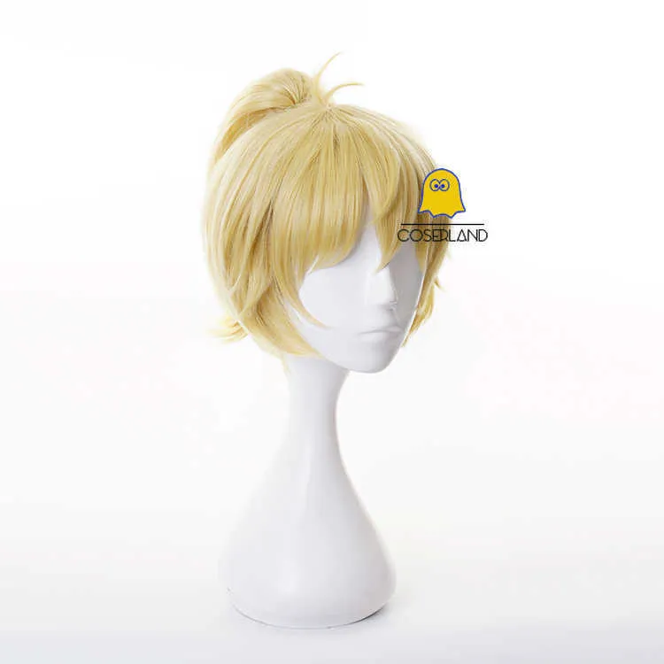 Short blonde anime online wig