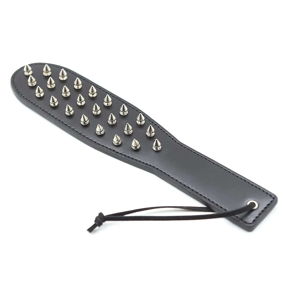 Lederen Palm Clap Klinknagels Spanking Paddle zwepen Fetish Slave Bdsm Spank Flogger Fantasie sexyy Zweep Marteluitrusting Volwassen spel Cosplay