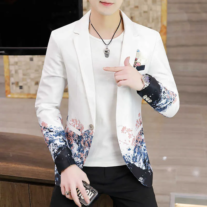 Floral blazer men hotsell