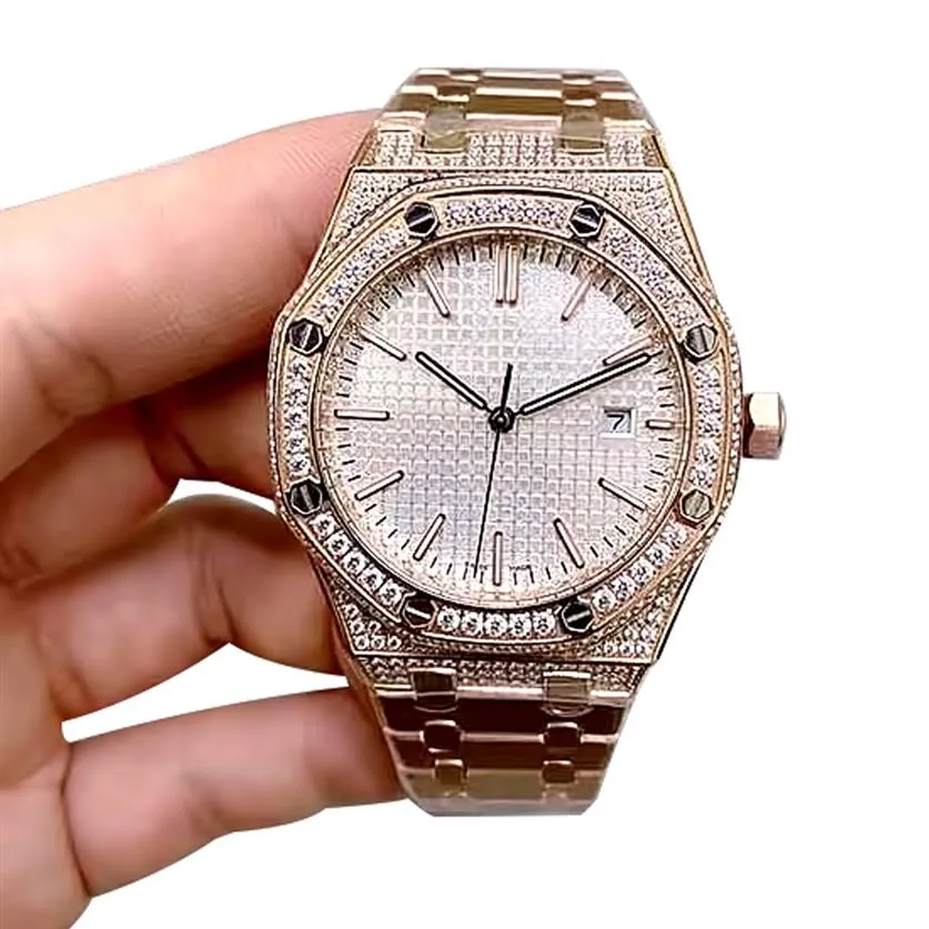 ファクトリーブランド ファッションウォッチメンズ輝きダイヤモンドの新しい高級グッドクラシックデザイナーステンレススチールバンド腕時計 プレミアム アウトレット Vtech Computer Com