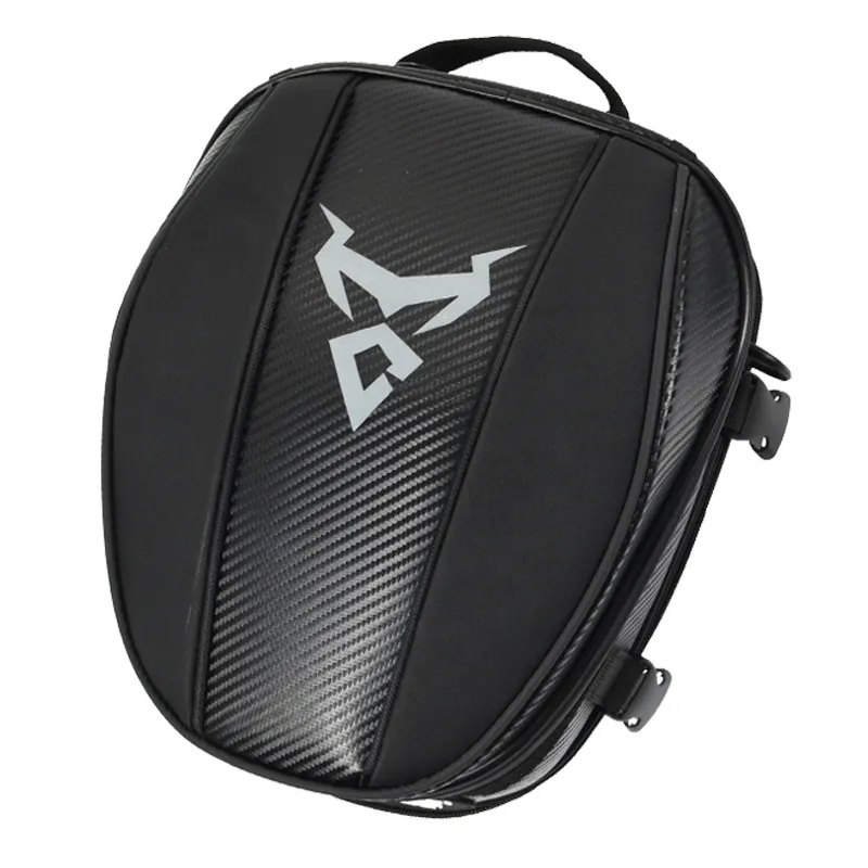 Bolsa de tanque de cauda de mochila motocentric 2 in1 Motocicleta impermeável saco de banco traseiro de alta capacidade Capacete de moto recipiente de capacete