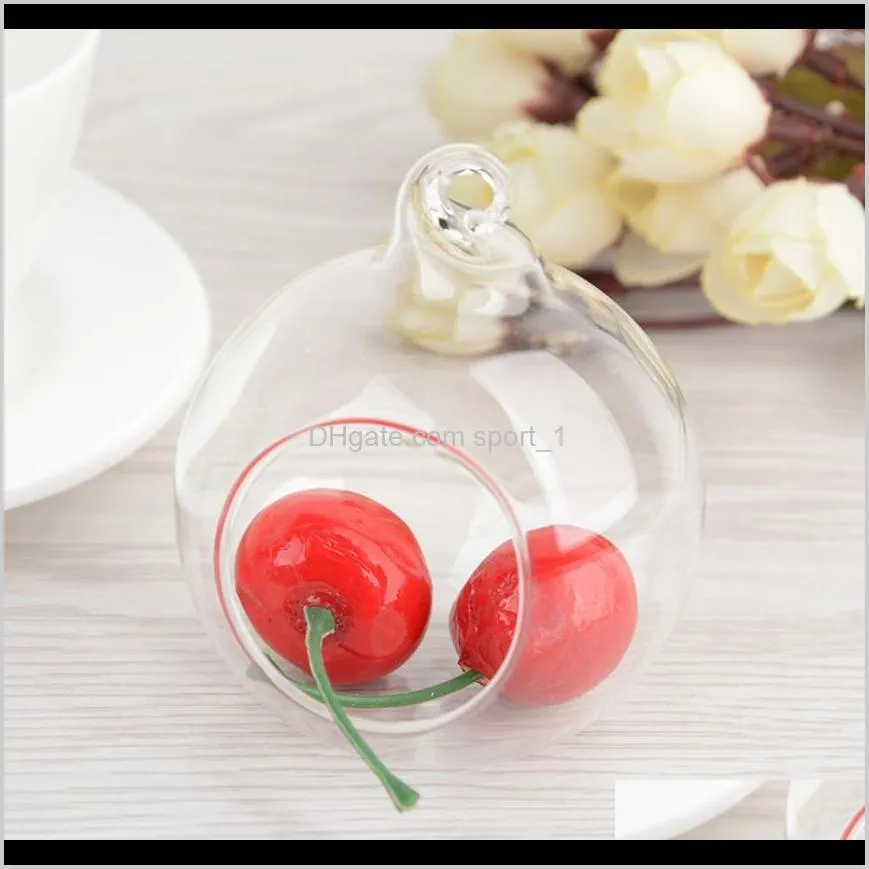 60mm hanging tealight holder glass globes terrarium wedding candle holder candlestick vase home hotel bar decoration ahc3527