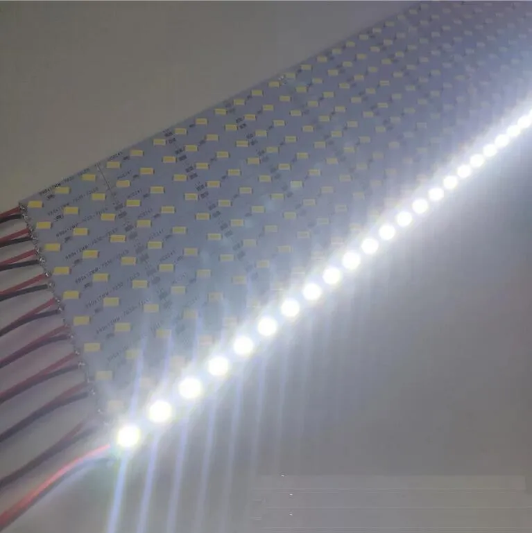 50cm DC12V 7030 LEDの硬い硬いLEDストリップバーの照明キャビネットショーケースショップランプ36SMD / 0.5Mの暖かい白3000Kホワイト6000K