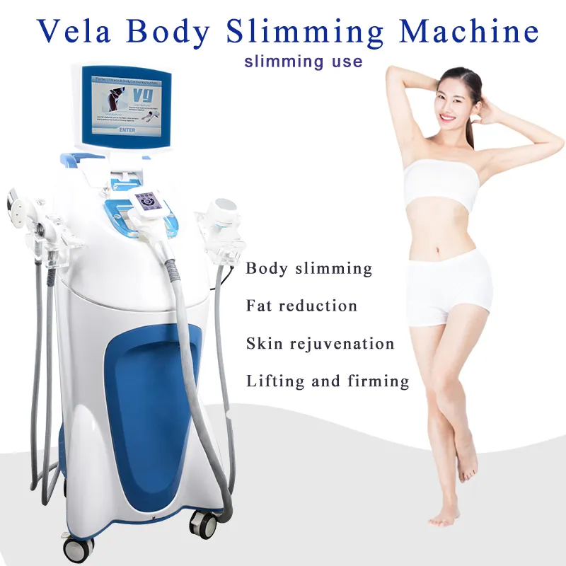 Automatic Roller Vacuum Fat Slimming Machine 5 In 1 Body Shaping 40k Cavitation Infrared Light Blue Red Green Blood Improvement