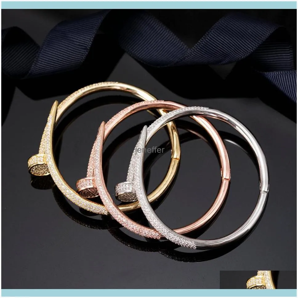Wedding Bracelets Women 18k Gold Plated Cuff Bracelet Full Diamond Bracelet Jewelry For Lover Valentine`s Day Gift no box