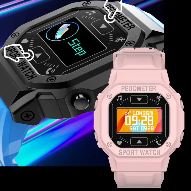 FD69S Smart Watch Мужчины Водонепроницаемый монитор сердечных сокращений Женщины SmartWatch Наручные часы Спорт Фитнес-трекер Часы для Android iOS FD68S Обновлено