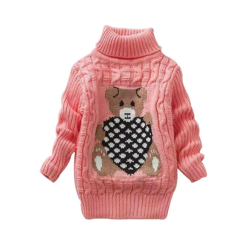 Turtleneck Sweater Cute Comfy Sweaters New Kids Girl Sweater