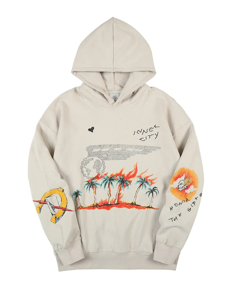 Men's Women's Doodle Print Hoodie: Colorful Streetwear Pullover  Sweatshirt Trendy Designer Style, Comfortable Fit, Buy Now!