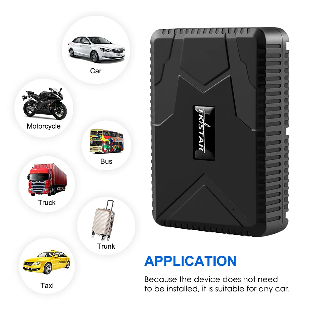 Localizzatore GPS per auto Sistema di allarme di sicurezza Localizzatore TK915 Magnete 10000mAh Allarme manomissione impermeabile APP GRATUITA A VITA