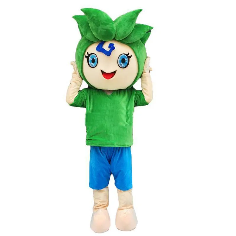 Halloween vegetal menino mascote traje de alta qualidade cartoon anime tema caráter adulto tamanho Natal carnaval festa de aniversário fantasia vestido