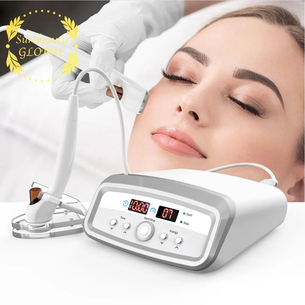 Machine professionnelle de retrait de cernes vasculaires de ride de microdermabrasion de radiofréquence RF 1 sondes pour le dispositif de rajeunissement de peau de corps de visage anti-vieillissement