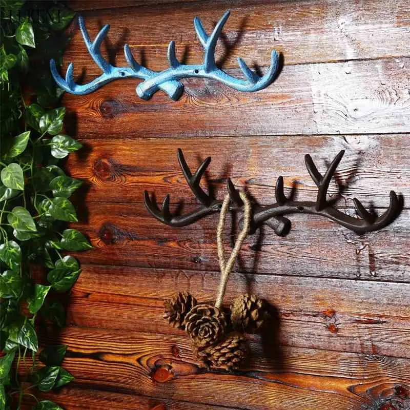 Deer Antler Coat Hooks Cabin Coat Rack Vintage Coat Hooks