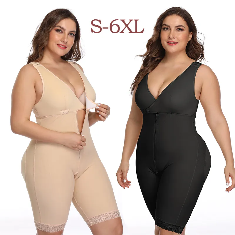 Körper Former Frauen Abnehmen Shapewear Plus Größe Full BodyShaper Taille Trainer Korsett Nahtlose Butt Heber faja moldeadora Binder