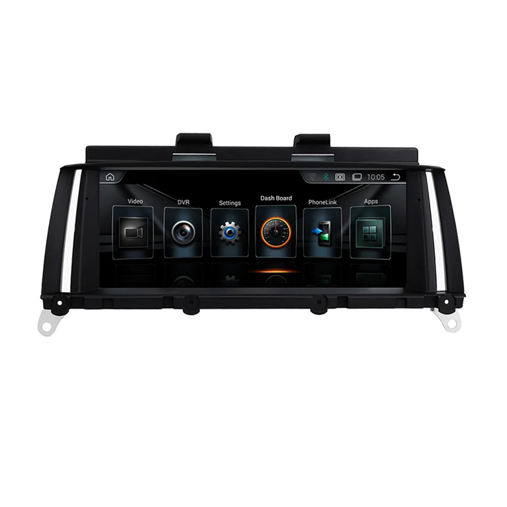 8.8 بوصة سيارة دي في دي راديو مشغل فيديو GPS الوسائط المتعددة أندرويد في داش الملاحة Octa-Core-Head-Unit ل BMW X3 F25 / X4 F26 NBT 14-16