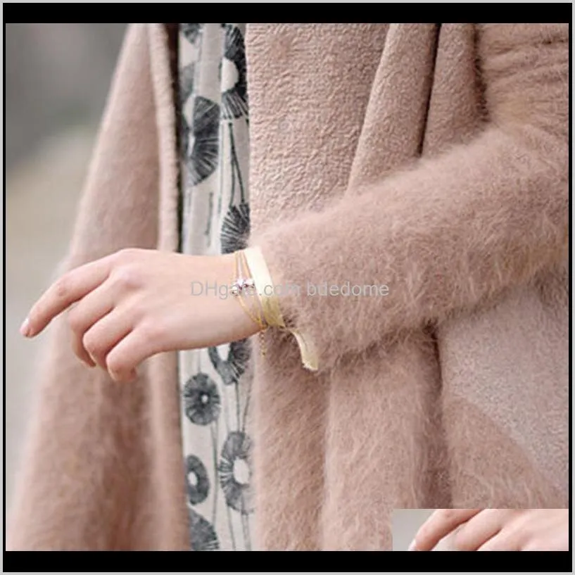 fashion jewelry simple star shape silver or gold colour metal plated chain for women hand bracelet gift