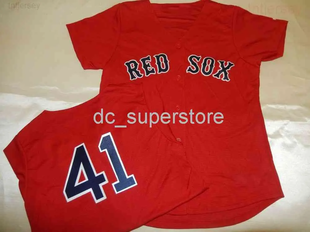 Personnalisé CHRIS SALE Cool Base Baseball Jersey ROUGE Point N'importe Quel Nom Numéro Hommes Femmes Jeunes maillots de baseball