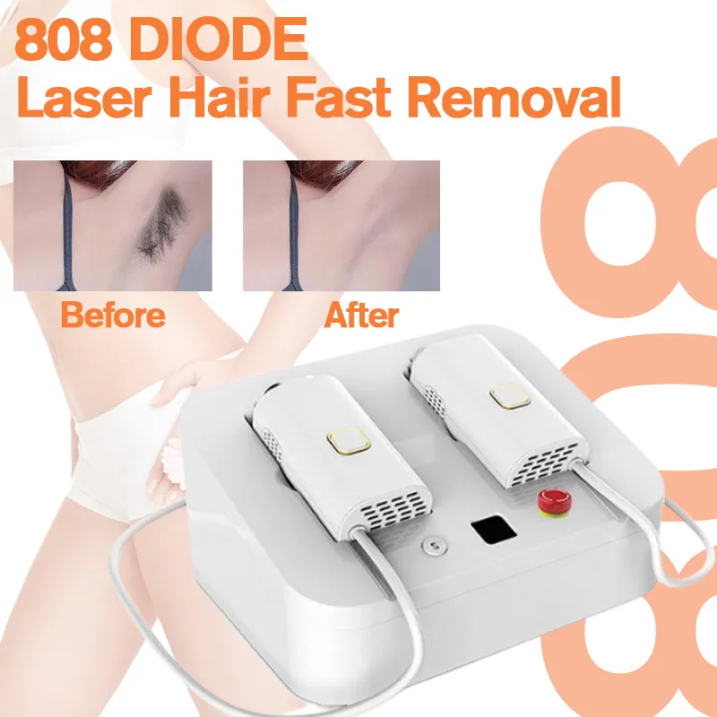 Épilation de cheveux au laser à domicile portable 808 nm Diode peau rajeunissement