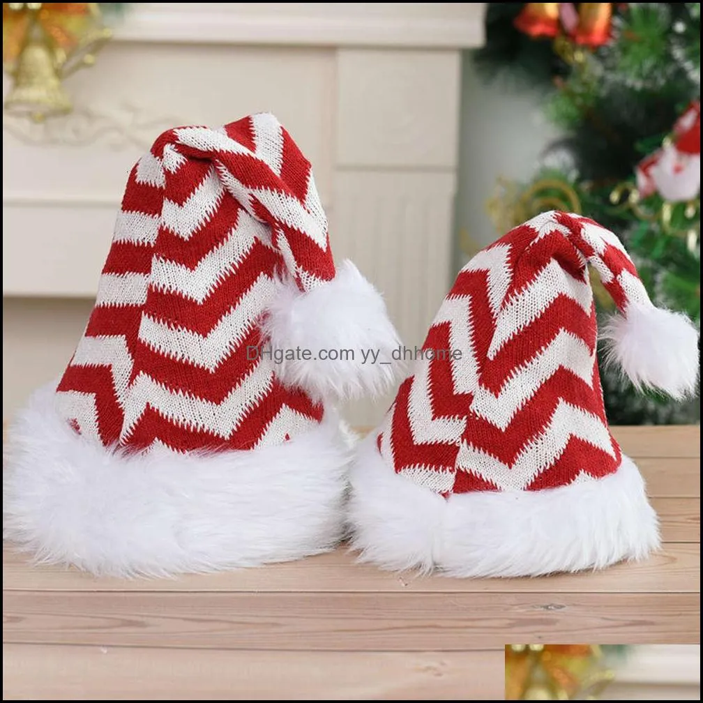 1Pcs Pluche Used Christmas High Quality Santa Caps Decoration For Home Xmas Festival Party New Year Decor