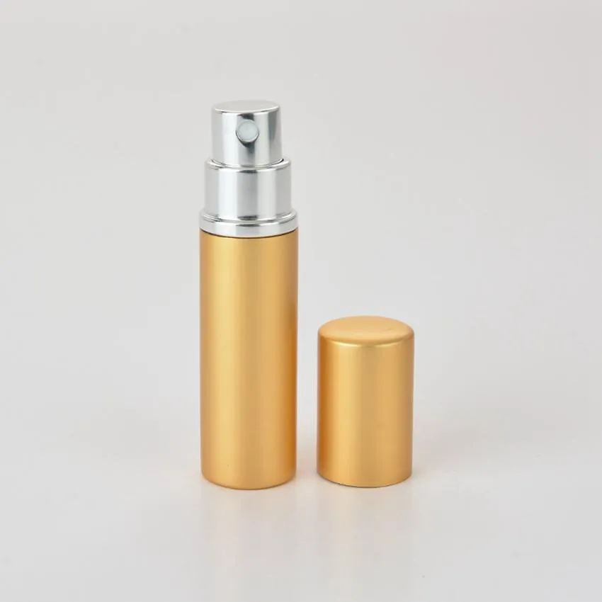 Party supplies 5ml spray perfume bottle portable metal case mini perfumes sub-bottling compact atomizer scent travel refillable cosmetic bottles