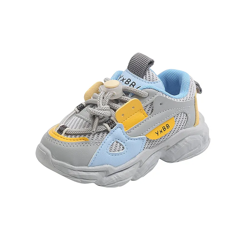 Spring Children Shoes Mesh Breathable Toddler Boys Girls Sport Shoes Outdoor Tennis Fashion Kids Sneakers Size 21-36