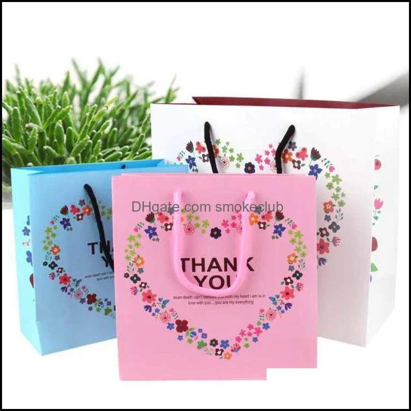 Gift Wrap 5pcs Bag Birthday Party Favors Wedding Thank You Package Packing Flower Packaging Bags