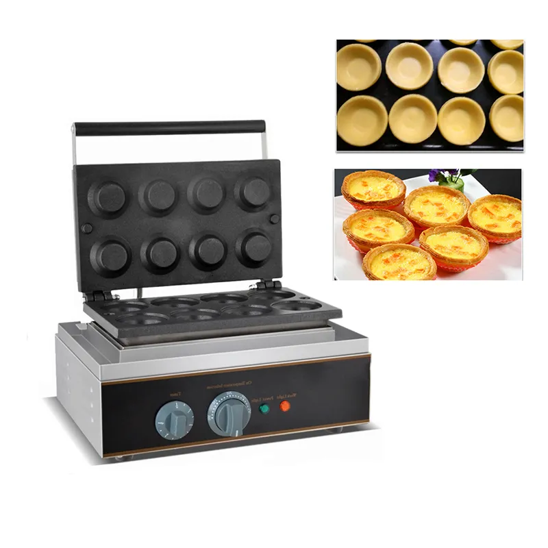 8-hole sera tarta pieczenia skorupa Non Stick Egg Tarts Maszyna Pie Cupcake Maker Iron Baker, 110 V/220V